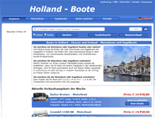 Tablet Screenshot of holland-boote.de